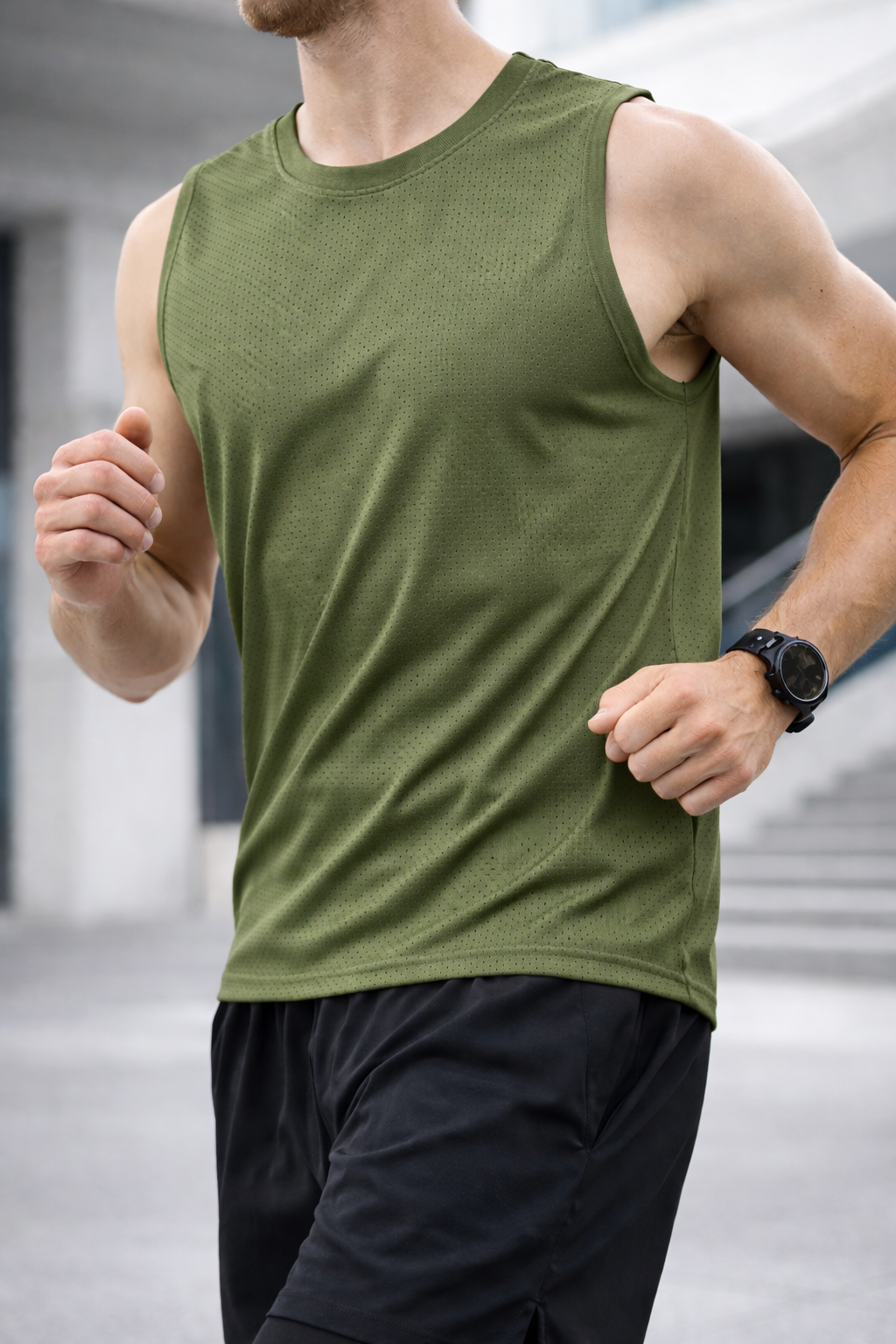 Camiseta Deportiva de Tirantes Transpirable – Alto Rendimiento Running & Fitness